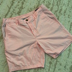Bonobos cotton chino shorts, 7.5 inch inseam- 33 inch waist, fun color